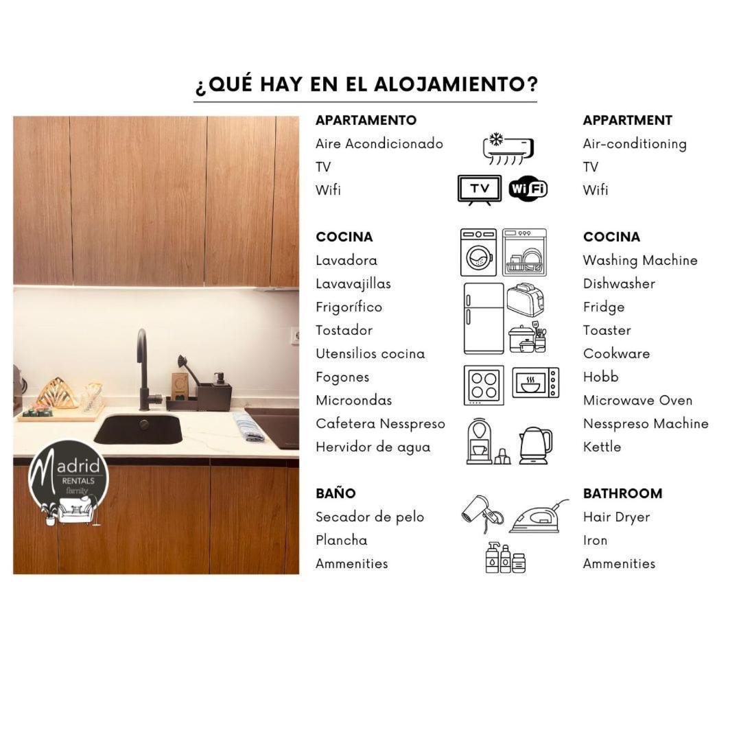 Apartamento Nuevo y Reformado al lado de la Gran Vía Madrileña Exterior foto